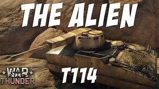 THE ALIEN TANK | T114 Autoloading TD - War Thunder RB Gameplay