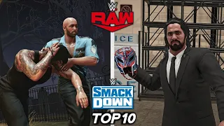 WWE 2K20 - Top 10 Smackdown vs Raw Moments | May 25/29, 2020 (ft.wwe 2k19)