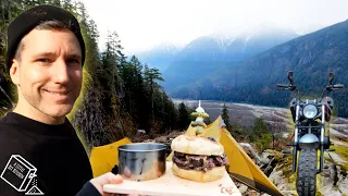 "Cooking Off-Road: Epic Beef Dip Sandwich MiniBike Camping Edition!"