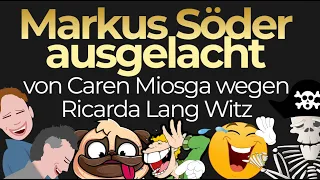 Markus Söder ausgelacht von Caren Miosga wegen Ricarda Lang Witz [ Meinungspirat ]
