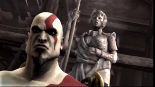 God of War - Kratos destroyed the Athena statue.