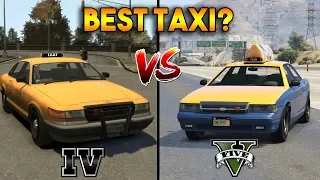 GTA 5 VS GTA 4 : WHICH IS BEST TAXI?