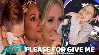 Golden Buzzer:participants from philippines make tge judges cry when singing the song bryan adams