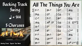 All The Things You Are (144 BPM), Backing Track