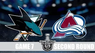 Avalanche VS Sharks Game 7 Колорадо Сан Хосе Плей-офф, 1/4 финала, Обзор матча