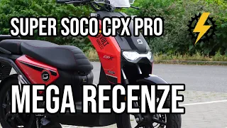 Super Soco CPX Pro - MEGA RECENZE