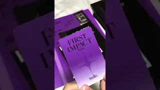 unboxing kep1er 1st mini album first impact (connect 1 ver.)