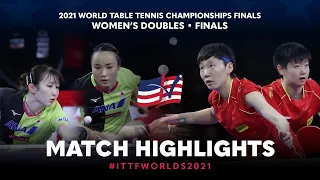 Ito M./Hayata H. vs Sun Y./Wang M. | 2021 World Table Tennis Championships Finals | WD | F