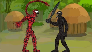 Venom Vs Carnage Fight Scene - Drawing Cartoons 2, VB Animation