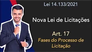 NOVA LEI DE LICITAÇÕES | Lei 14.133/2021 | Art. 17 | Fases da Licitação