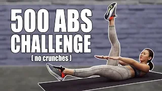 500 Abs on Fire🔥 Challenge (No Crunches) | Joanna Soh