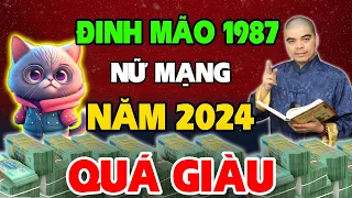 Tử Vi: Tuổi Đinh Mão 1987 nữ mạng năm 2024 Tiền Bạc Bủa Vây Giàu Sang Sung Sướng Nhờ BÍ MẬT NÀY