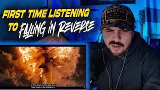 FIRST TIME LISTENING TO FIR! Falling In Reverse - Watch The World Burn (Gospel Musician Reacts)