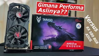 Review VGA TARASQ RX 580 8GB 2048SP Harga Termurah | Bandingkan Dengan ASUS RX 580 8GB