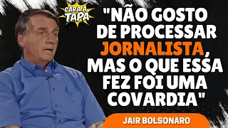 BOLSONARO PROCESSARÁ JORNALISTA QUE O ACUSOU DE ESTAR COM GUILHERME DE PÁDUA