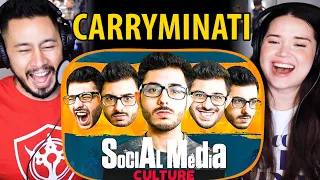 CARRYMINATI | Social Media Culture | Reaction by Jaby Koay & Achara Kirk!