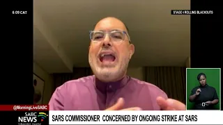 SARS commissioner Edward Kieswetter disappointed at the union's decision to go back on strike