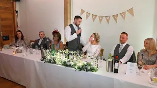 Most Romantic Groom Speech Ever!!!