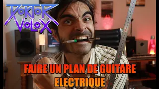 comment faire un plan de guitare électrique! tuto lutherie pour fabrication de guitare ou basse