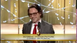Robert Downey Jr's  'seductive' speech Golden Globes 1601 2011