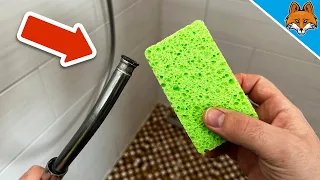 Put a Sponge into the Shower Hose and WATCH WHAT HAPPENS🤯💥