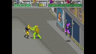 [Arcade Longplay] Teenage Mutant Ninja Turtles TMNT | Michelangelo | Full Game [4K 60FPS]