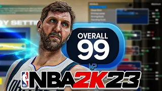 Amazing 7'0" 3 Level Post Scorer Dirk Nowitzki Build - Versatile Dominant Stretch Four In NBA 2K23