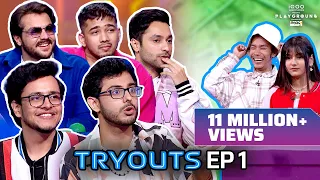 PLAYGROUND 2 TRYOUTS EP 1 ft. @CarryMinati  @triggeredinsaan  | ALL Episodes LIVE on Amazon miniTV