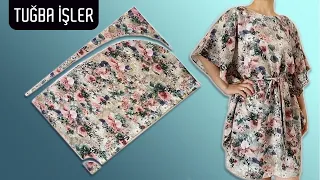 Very Easy No Pattern Summer Dress | Tuğba İşler