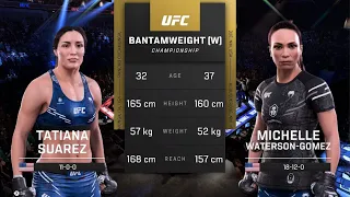 The Battle of the Titans: Tatiana Suarez vs Michelle Waterson-Gomez at UFC 5
