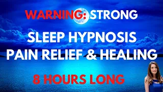 8-Hour Hypnosis for Pain Relief and Full Body Relaxation (Black Screen)