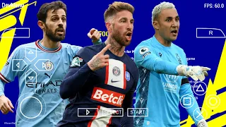 EFOOTBALL PES 2023 PPSSPP New Update Transfer & Jersey Camera PS4 Best Graphics Di Android