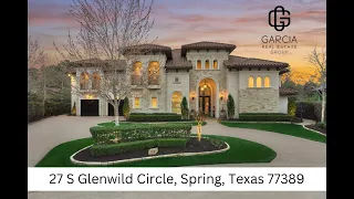 Luxury House Tour | 27 S Glenwild Circle, Spring, Texas
