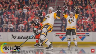 Pittsburgh Penguins vs Philadelphia Flyers 4K! Full Game Highlights NHL 22 PS5 Gameplay