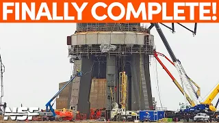 Final Launch Mount Shielding Installed | SpaceX Boca Chica