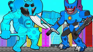 CYBORG BUBBA BUBBAPHANT VS CYBORG HUGGY WUGGY! Poppy Playtime Chapter 3 Cartoon Animation