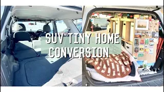 SUV TINY HOME CONVERSION!