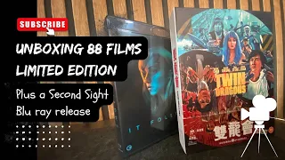 TWIN DRAGONS | 88 Films limited edition BLU RAY | IT FOLLOWS | Second Sight standard edition BLU RAY