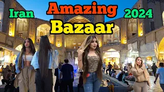 "Exploring Isfahan's Traditional Bazaar: The Magic of History and Culture in Isfahan's Market"💥🔥