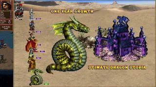 Heroes 3 One year growth Cove vs Utimate Dragon Utopia