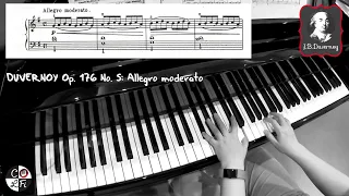 DUVERNOY Op. 176 No. 5: Allegro moderato (J.B.Duvernoy)