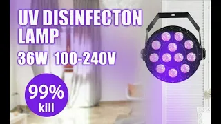 Fake UV disinfection lamp from eBay.