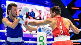 Deepak Bhoria (IND) vs. Billal Bennama (FRA) IBA World Boxing Championships 2023 SF's (51kg)