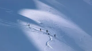 Beginner skiing Caucasus mountains Чегет Эльбрус чайник на горных лыжах Москва - Кавказ