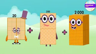 Numberblocks small to big squence addition  educational corner #mathsforkids‎@preschoollearning110