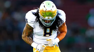 Notre Dame LB Marist Liufau Highlights 🍀 ᴴᴰ