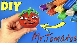 Making Tutorial Mr. Tomatos Sculptures DIY from Clay