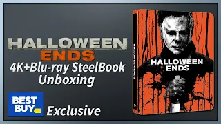 Halloween Ends Best Buy Exclusive 4K+2D Blu-ray SteelBook Unboxing