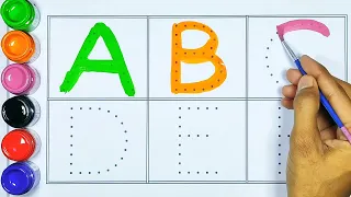 Let's trace & write Lowercase abcd for preschool toddlers and kids education video, abcd, Part - 12