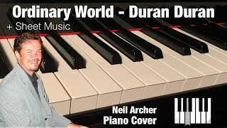 Ordinary World - Duran Duran - HD Piano Cover + Sheet Music